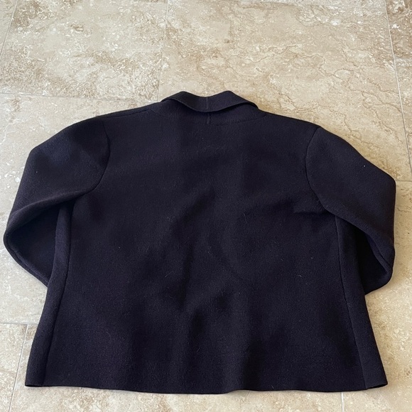 Italian Wool Brown Button-Up Sweater - Picture 6 of 7